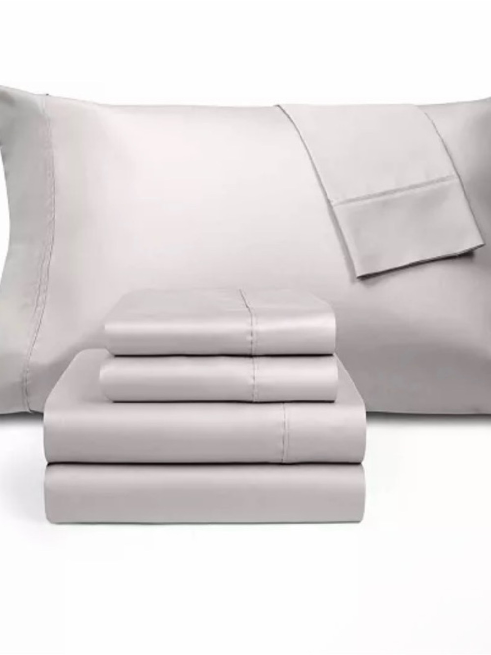 Fairfield Square 
Brookline 1400 Thread Count Light Grey 6 Pc. Sheet set KING